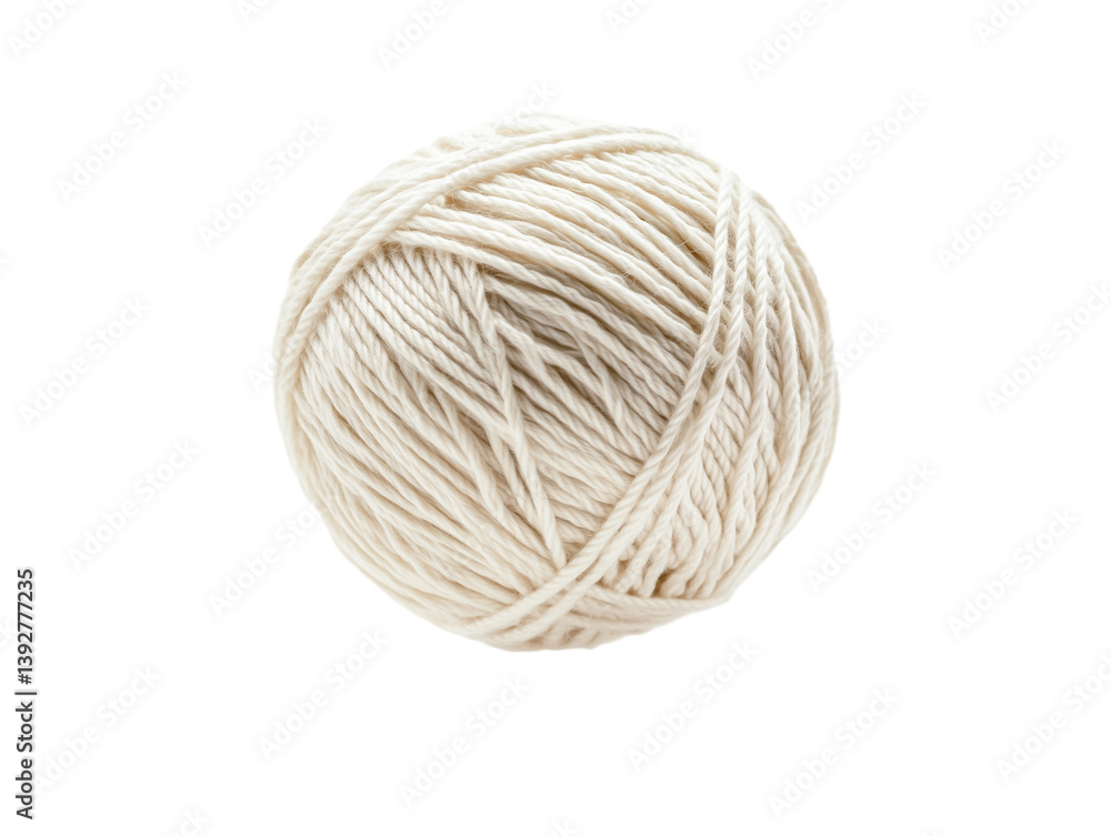 White ball of yarn floating in the air, isolated on white background. Crafts, woolen clothing, crochet, embroidery. Artistic fabric processing, woolen threads White ball of yarn floating in the air, isolated on white background. Crafts, woolen clothing, crochet, embroidery. Artistic fabric processing, woolen threads