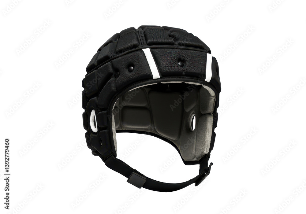 Fototapeta premium High-performance sports helmet designed for safety in contact sports, isolated