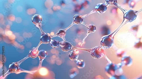 Molecular Bonds: A visually stunning representation of molecular bonds, showcasing the intricate connections and structures within the microscopic world.