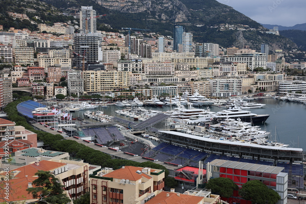 Obraz premium Monaco Formula 1 garages