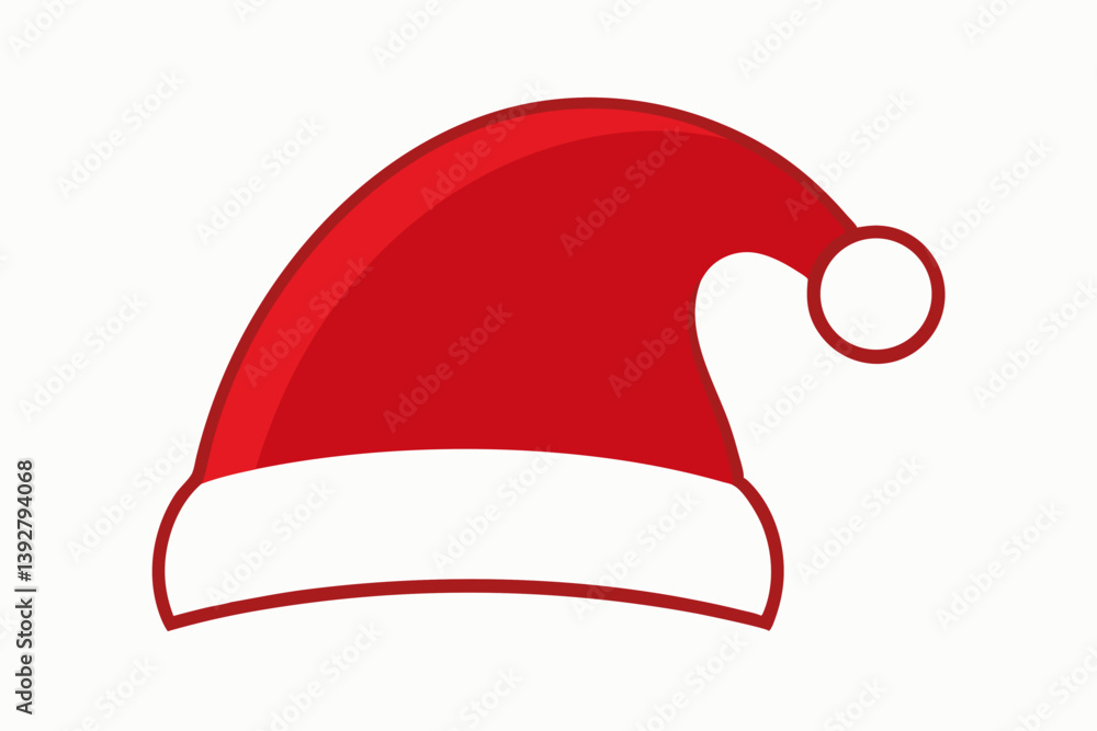 santa hat isolated on white santa hat isolated on white