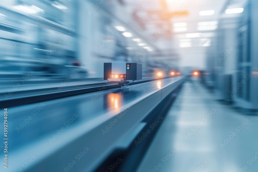 minimalistic view of automated production line in modern factory emphasizing innovation and efficiency minimalistic view of automated production line in modern factory emphasizing innovation and efficiency