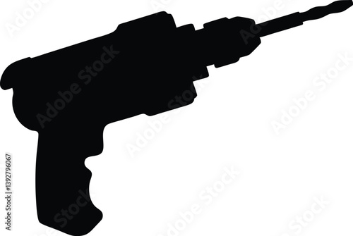 electric screwdriver silhouette vector,screwdriver icon clip art