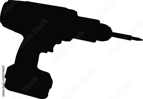 electric screwdriver silhouette vector,screwdriver icon clip art