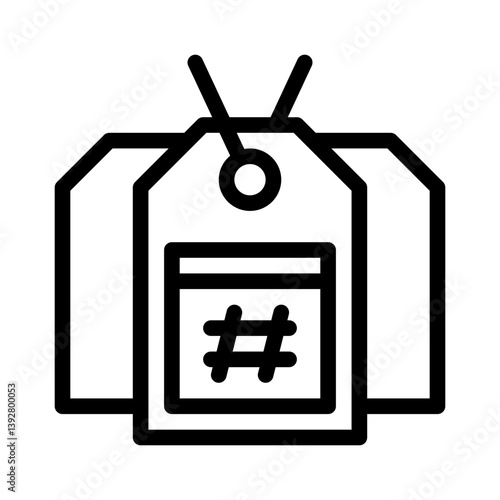 tagging line icon