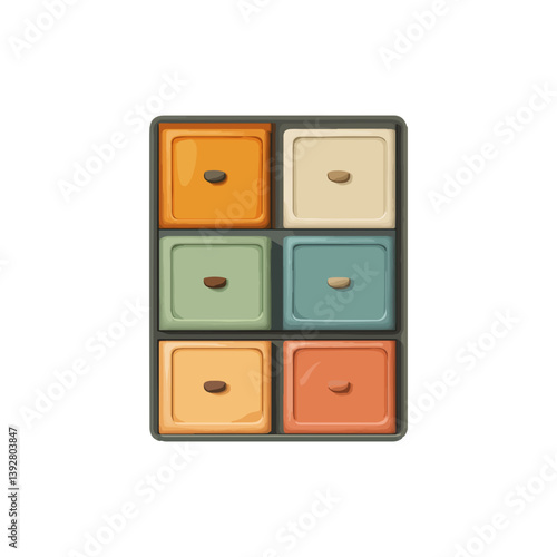 Cabinet, furniture, vector, transparent background