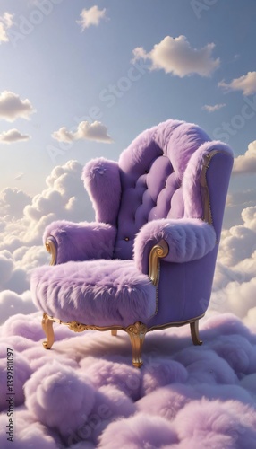 purple sofa in the sky