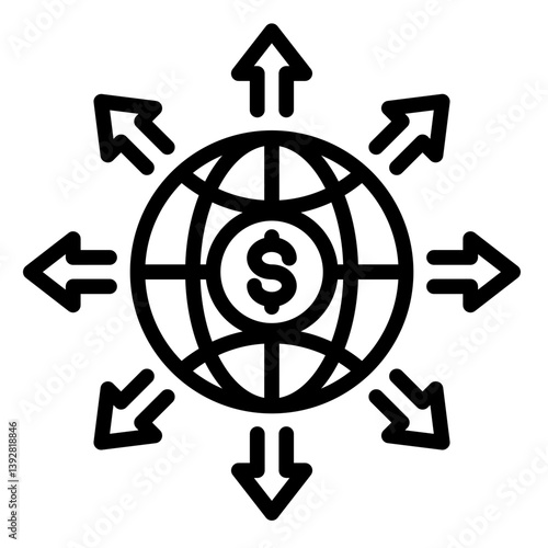 Business Expansion  Icon Element For Design	