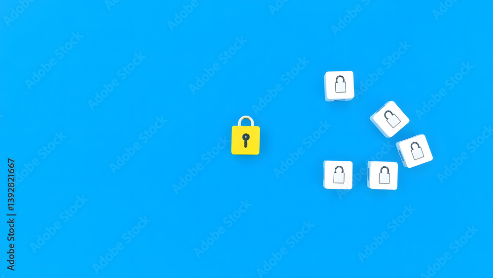 Cybersecurity Data Protection and Access Control Conceptual Image Cybersecurity Data Protection and Access Control Conceptual Image