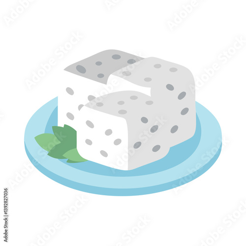  Feta Cheese Icon for Mediterranean Dishes