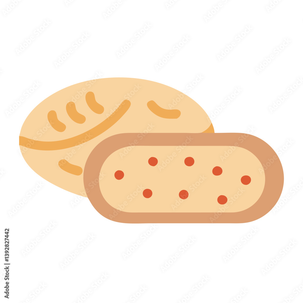 Stylish Flatbread Roll Representation for Events Stylish Flatbread Roll Representation for Events