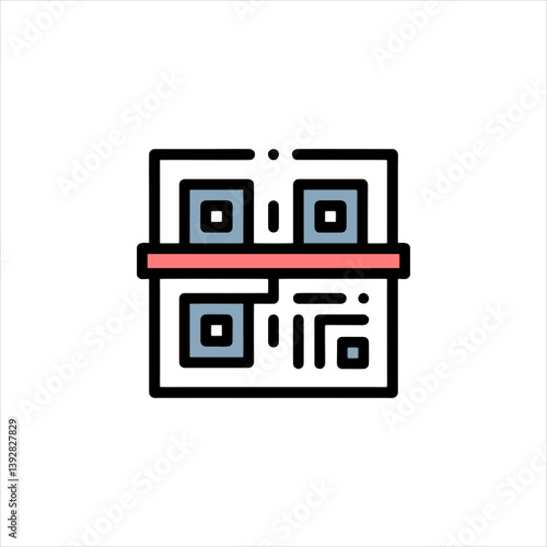 vector illustration of a computer
