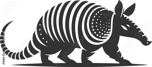 Armadillo vector black