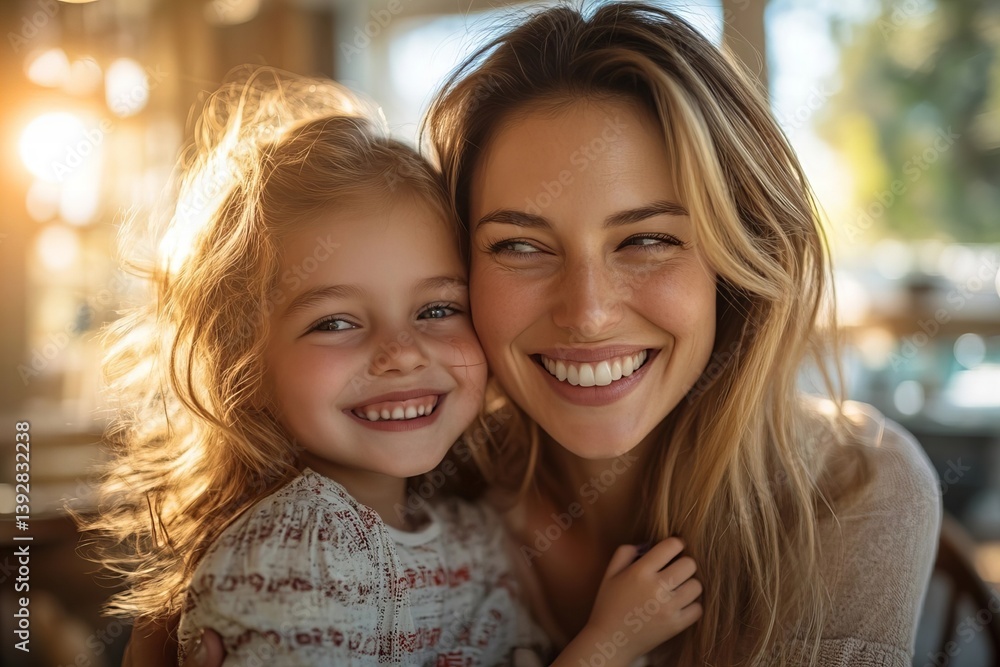 Smiling Young Mother Learning Sign Language with Hearing Impaired Daughter: A Heartwarming Moment Captured Smiling Young Mother Learning Sign Language with Hearing Impaired Daughter: A Heartwarming Moment Captured