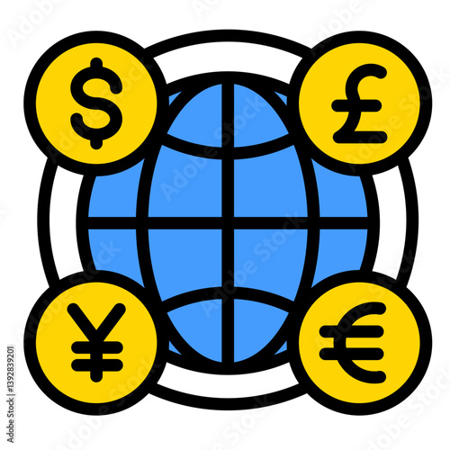 Currency Exchange  Icon Element For Design	
