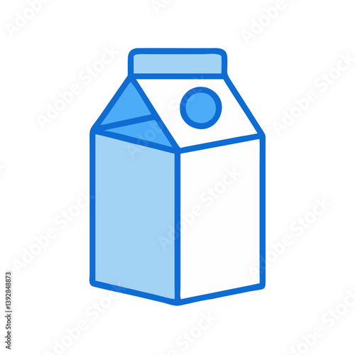  Fresh Milk Carton Culinary Icon