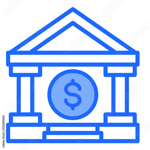 Finance Banking  Icon Element For Design	