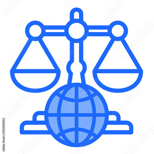 International Business Law  Icon Element For Design	