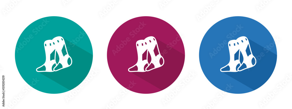 Icon for sock vector illustration in flat. Icon for sock vector illustration in flat.