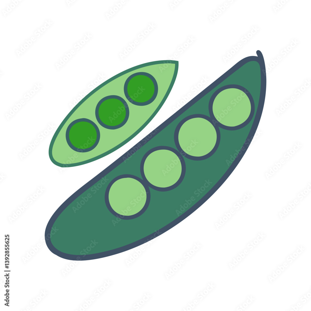 Stylish Peas Representation for Salads Stylish Peas Representation for Salads