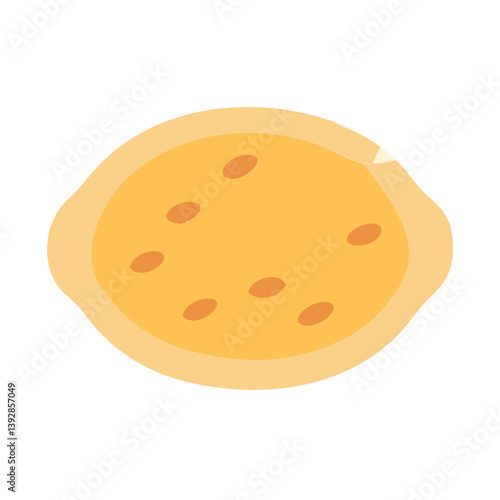  Pita Bread Icon for Mediterranean Cuisine