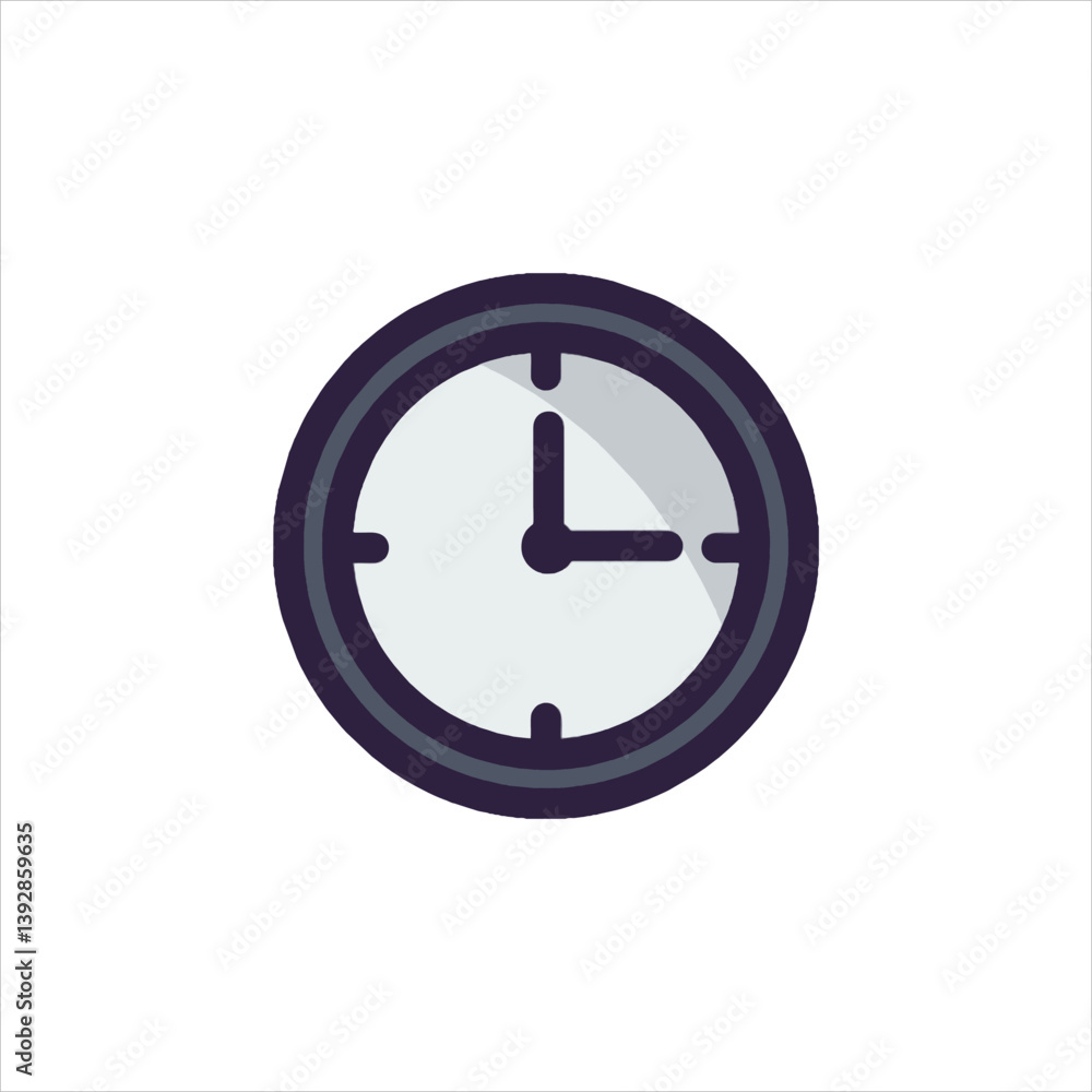 vector clock icon vector clock icon