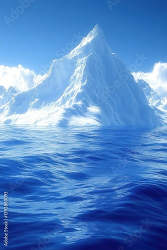 Wallpaper Mural Majestic Iceberg in Azure Ocean Torontodigital.ca