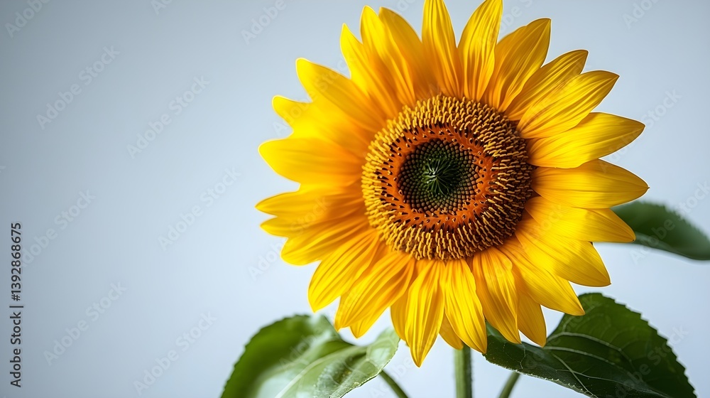 Obraz premium Vibrant Yellow Sunflower Close-Up