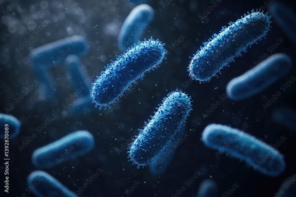Microscopic view of bacteria (5) Microscopic view of bacteria (5)
