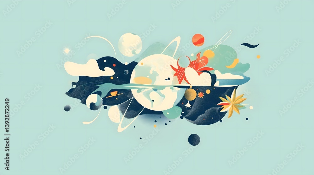 Abstract Cosmic Landscape
