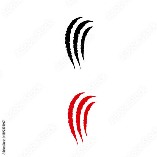 vector illustration of scratch design isolated on white