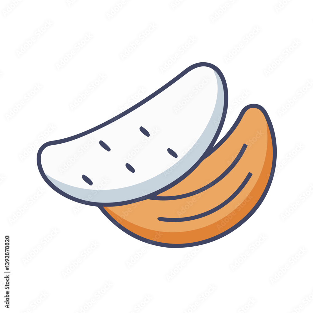 Stylish Potato Wedge Representation for Menus Stylish Potato Wedge Representation for Menus