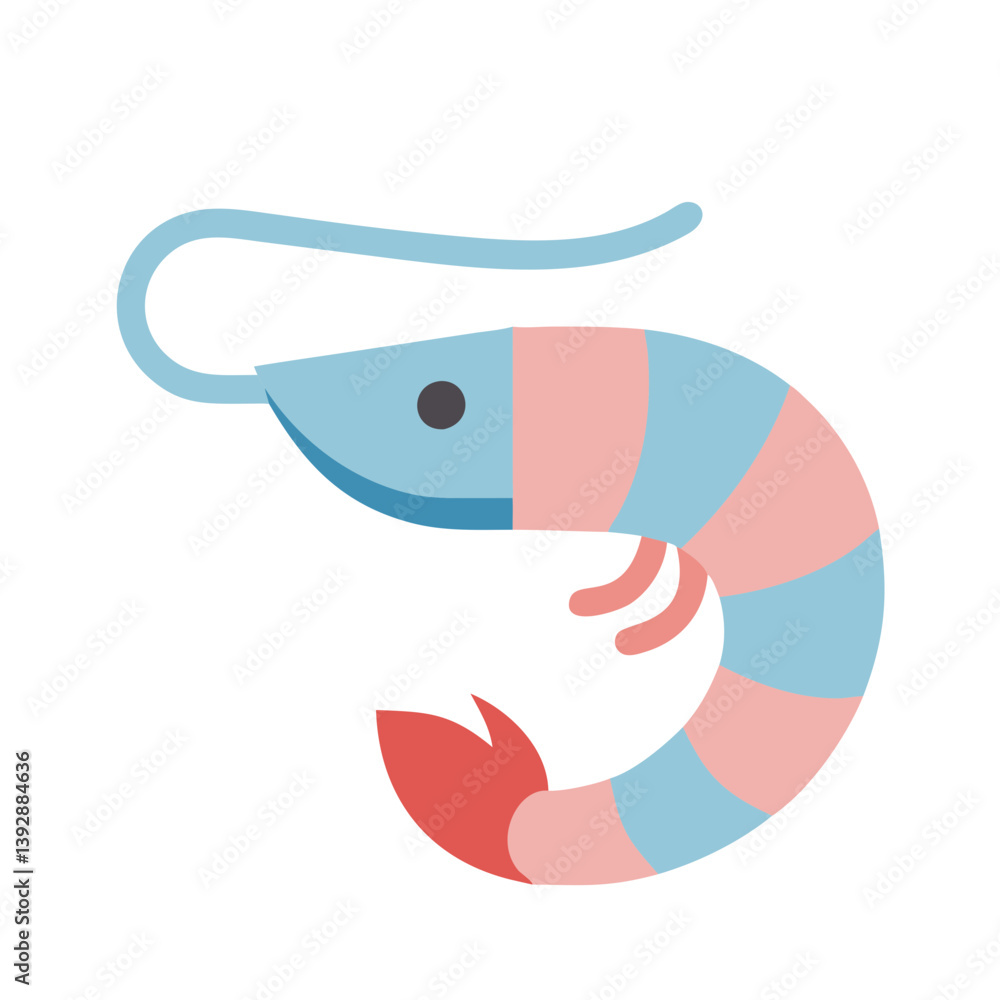 Obraz premium Shrimp Graphic for Gourmet Meals