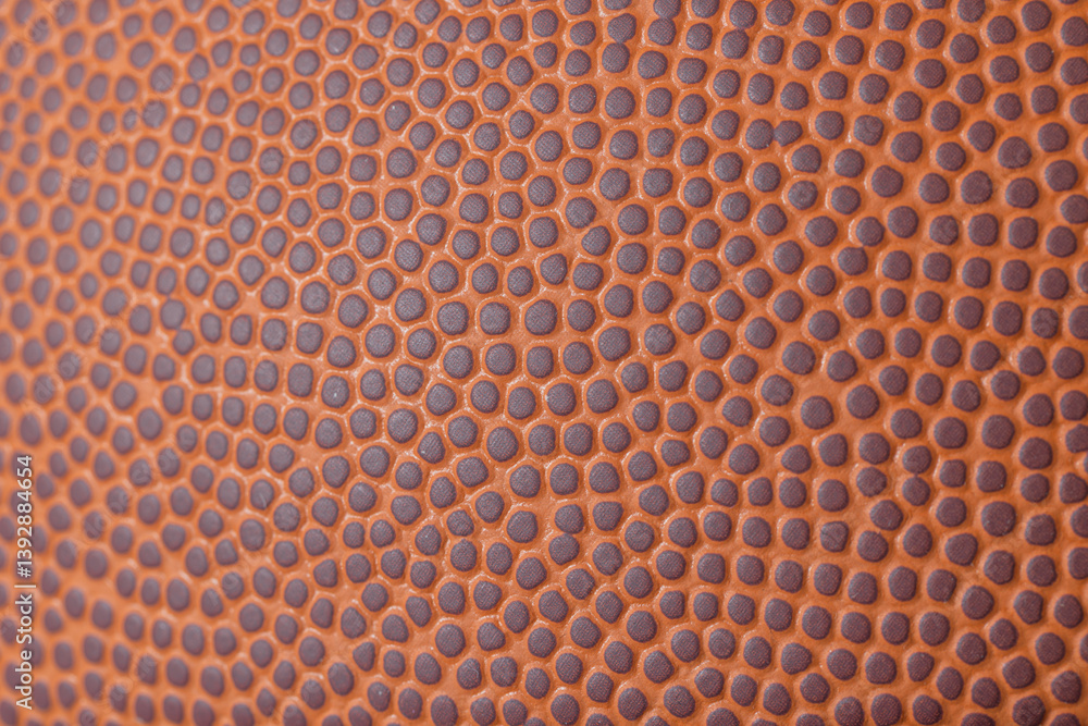 Closeup of basketball textured background