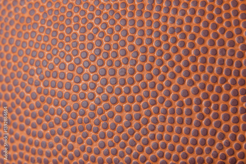 Closeup of basketball textured background
