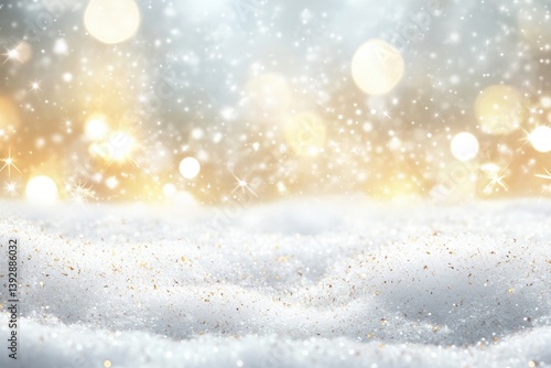 Wallpaper Mural Winter wonderland scene with golden light Torontodigital.ca