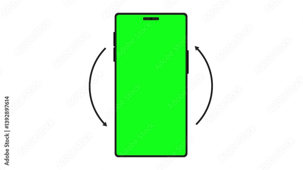 Animation Rotate Your Phone to Landscape 90 Rotation for Better ...