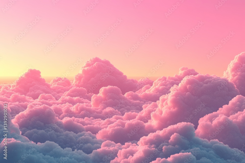 Dreamy Pink Clouds 3D Render: Fluffy Cloudscape, Pastel Sky, Ethereal, Fantasy, Calm, Atmospheric Background, Gradient, Abstract Art Dreamy Pink Clouds 3D Render: Fluffy Cloudscape, Pastel Sky, Ethereal, Fantasy, Calm, Atmospheric Background, Gradient, Abstract Art