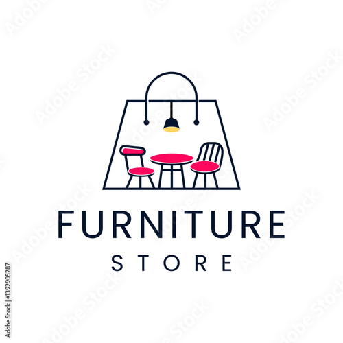 Furniture Store Modern Interior Logo