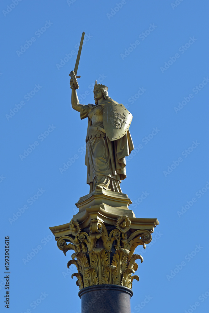Siegessäule auf dem Alten Garten in Schwerin Siegessäule auf dem Alten Garten in Schwerin