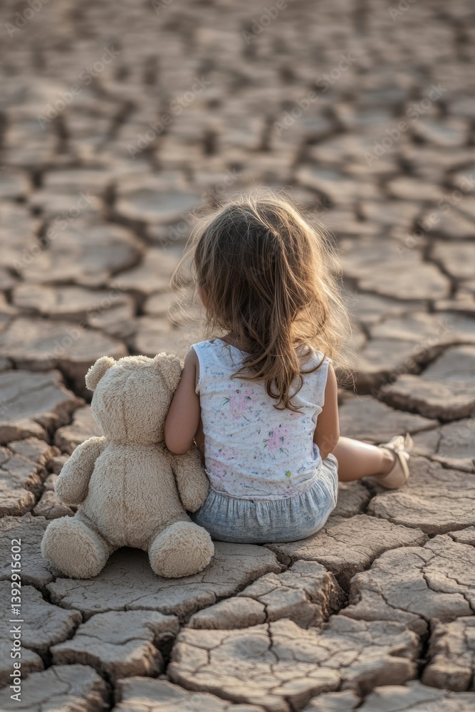 People live in drought. Desperate, sad. Dry land. Lifeless. Drought.