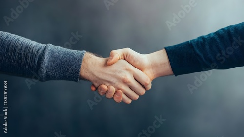 Wallpaper Mural Symbolic Handshake Representing and Innovation in Business Torontodigital.ca