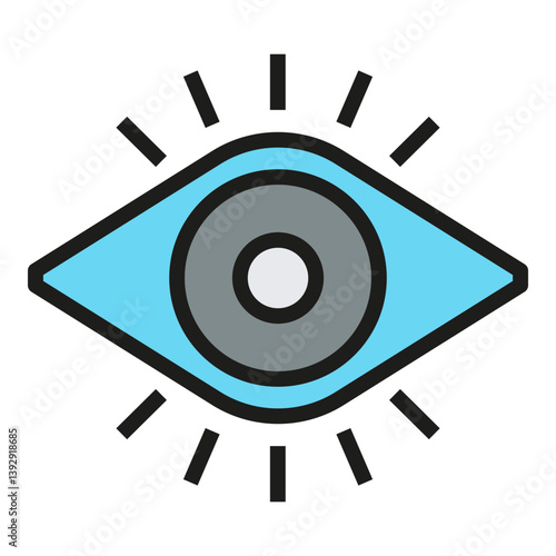 vision vector icon