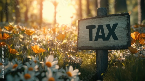 Tax season. Tax return. Concept.