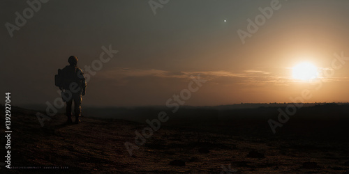 Wallpaper Mural Edge of Tomorrow: Fading Light Across the Event Horizon, Sci-Fi Concept Art, Futuristic Warfare, Time Loop Thriller, Apocalyptic Landscape
 Torontodigital.ca