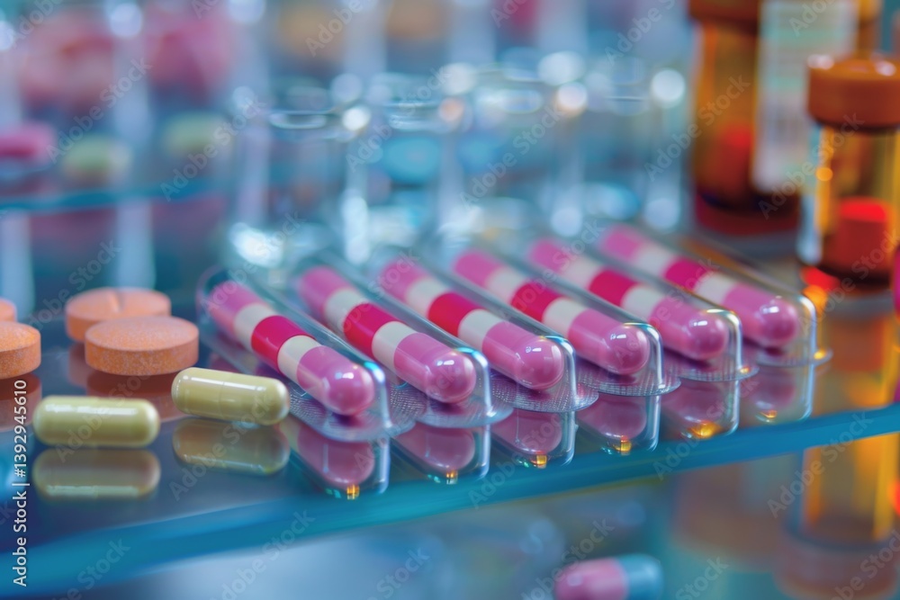 Obraz premium modern pharmaceutical laboratory