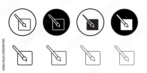 Edit Image Icon vector logo set collection for web app ui