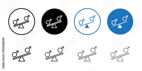 Hormone imbalance icon vector logo set collection for web app ui
