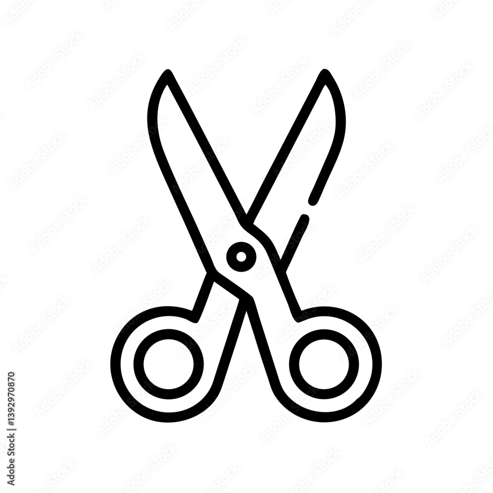 Scissors Icon for Creativity and Crafting Topics Scissors Icon for Creativity and Crafting Topics