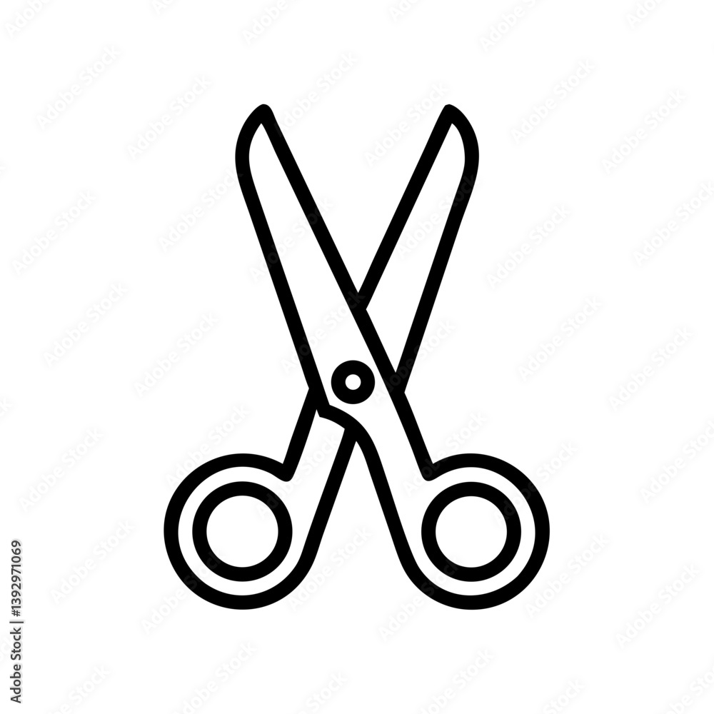Scissors Icon for Creativity and Crafting Topics Scissors Icon for Creativity and Crafting Topics
